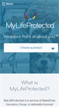 Mobile Screenshot of mylifeprotected.com
